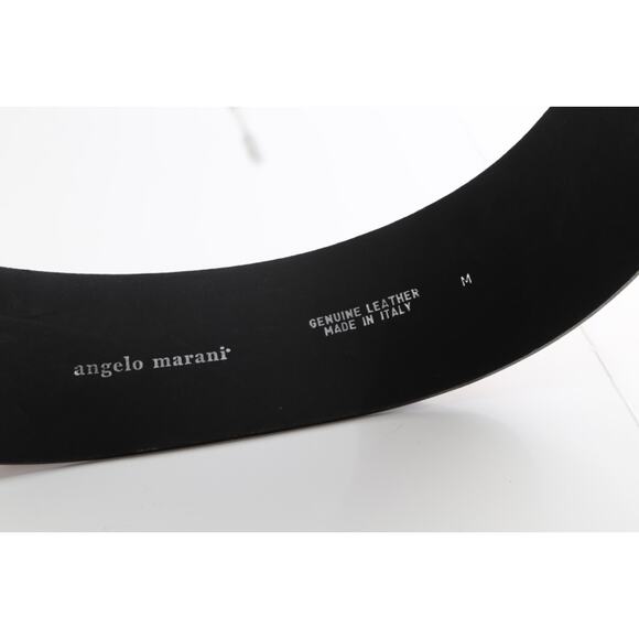 Angelo Marani Multicolor Wide Leather Belt Size M Designer Statement Fashion main image 5